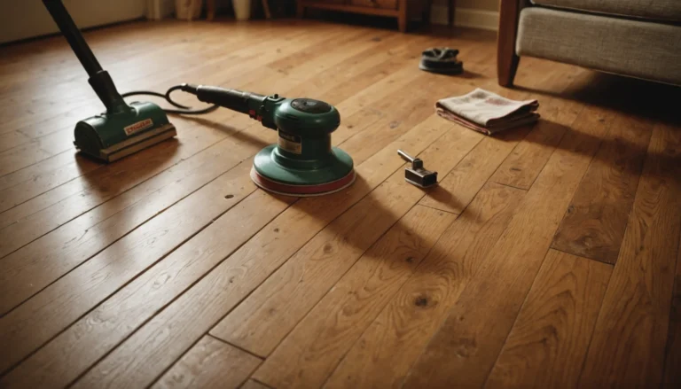 poncer un parquet vitrifié