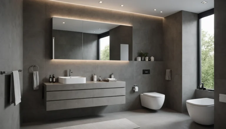 salle de bain sans joints avantages et inconvénients