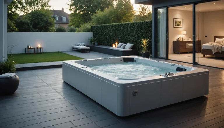 jacuzzi sur la terrasse