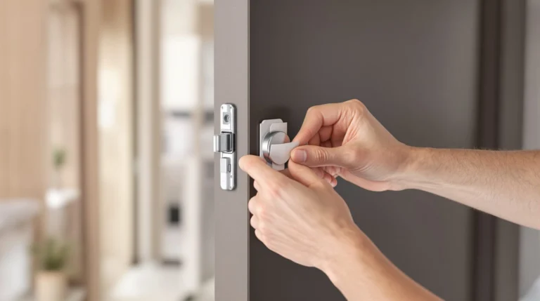 verrou porte sans percer