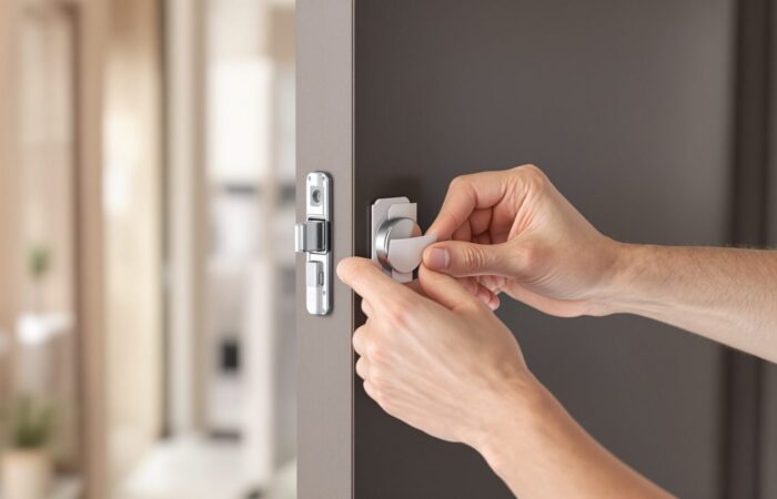 verrou porte sans percer