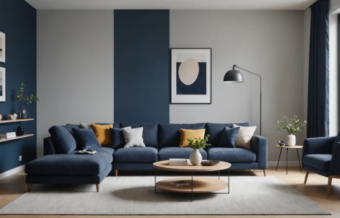 peindre un mur en deux couleurs idées