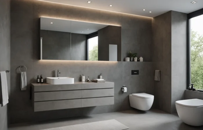 salle de bain sans joints avantages et inconvénients