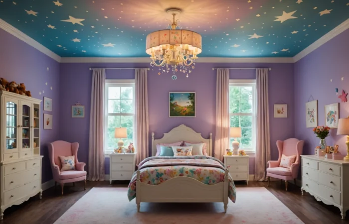 Plafonniers_enchantés_:_illuminez_la_chambre_de_votre_fillette_avec_créativité