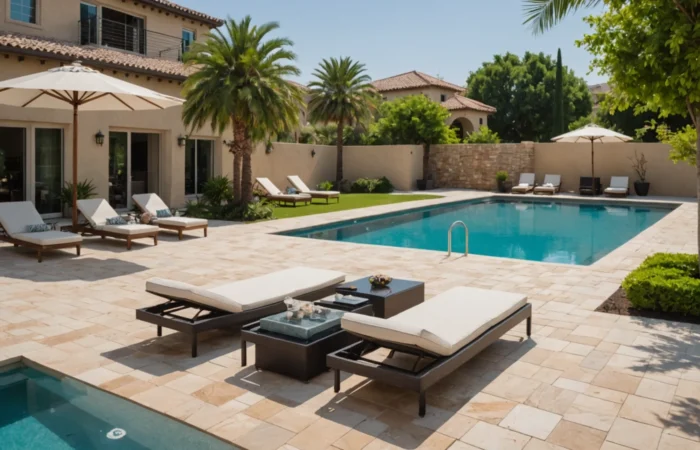 amenagement piscine et terrasse