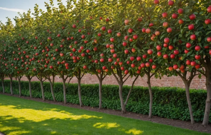 pommier en palmette